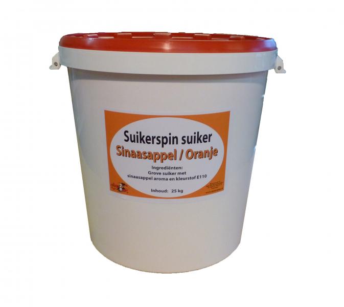 Candyfloss sugar Sinas Orange 25 kg