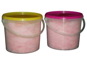 1.5 L Bucket Transparent with Lid / 190 pieces