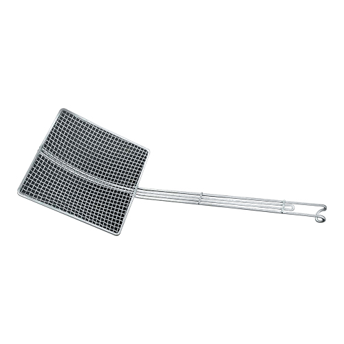 Frying scoop stainless steel square