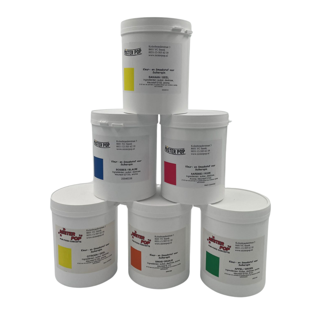 Coloring and Flavoring for cotton candy - Various flavors