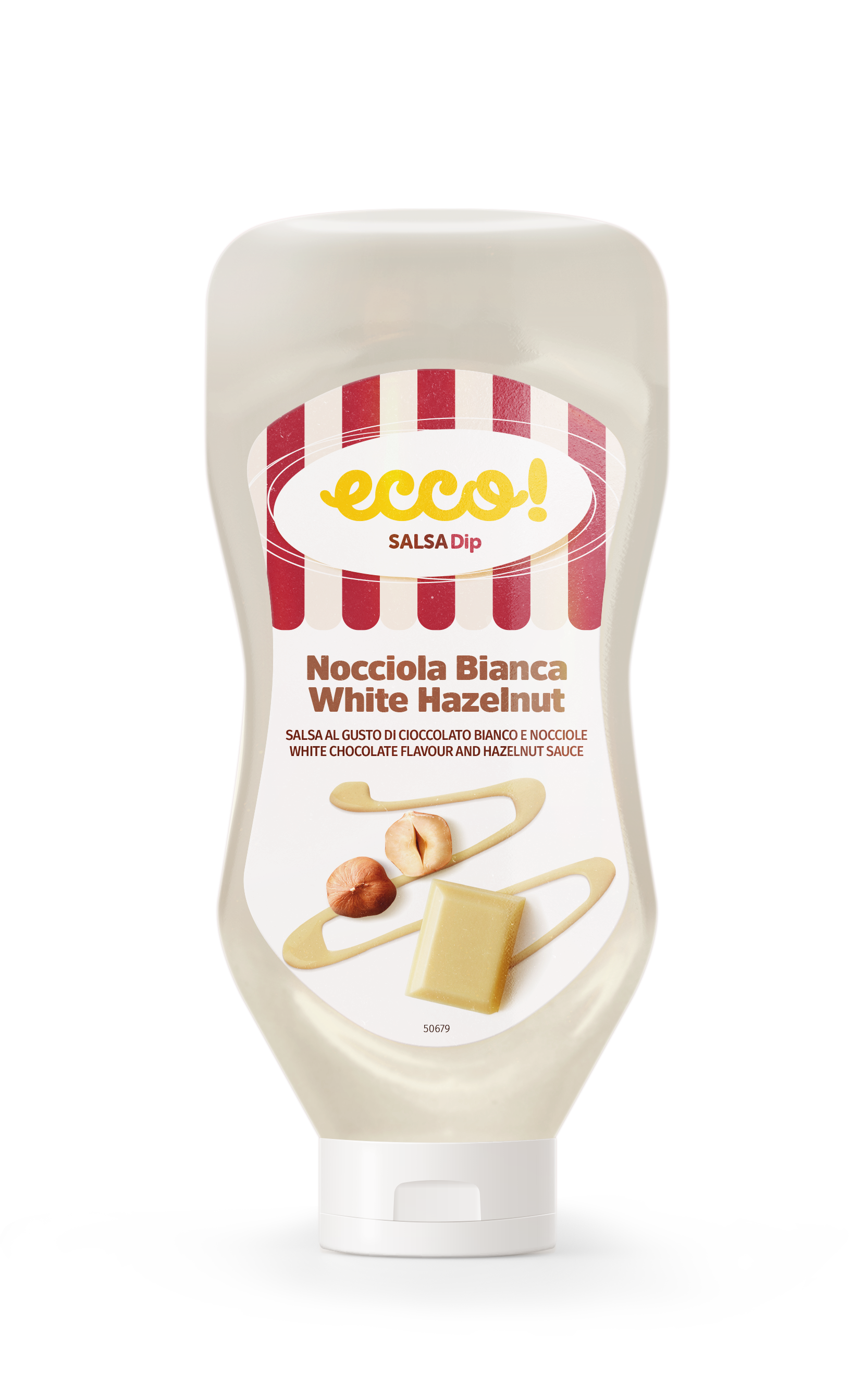 ECCO SalsaDip Nocciola Bianca Bottle 1 kg