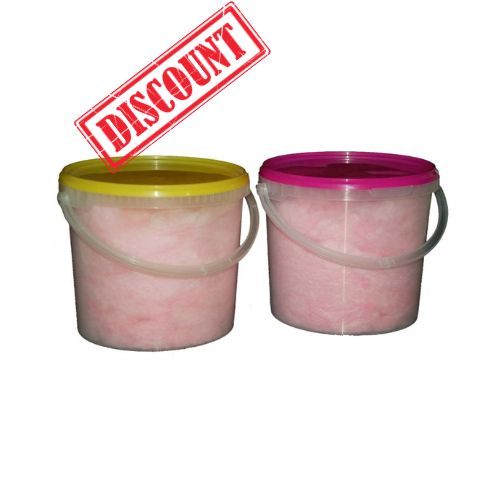 5.0 L Bucket Transparent with Lid / 230 pieces