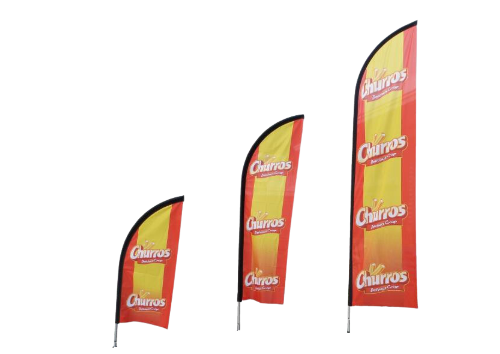 Vlag Churros - Diverse maten