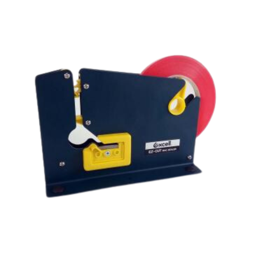 Bag closer with knife