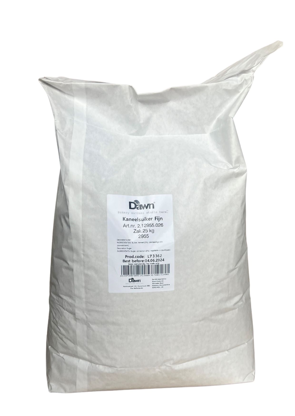 Cinnamon sugar fine 25 KG