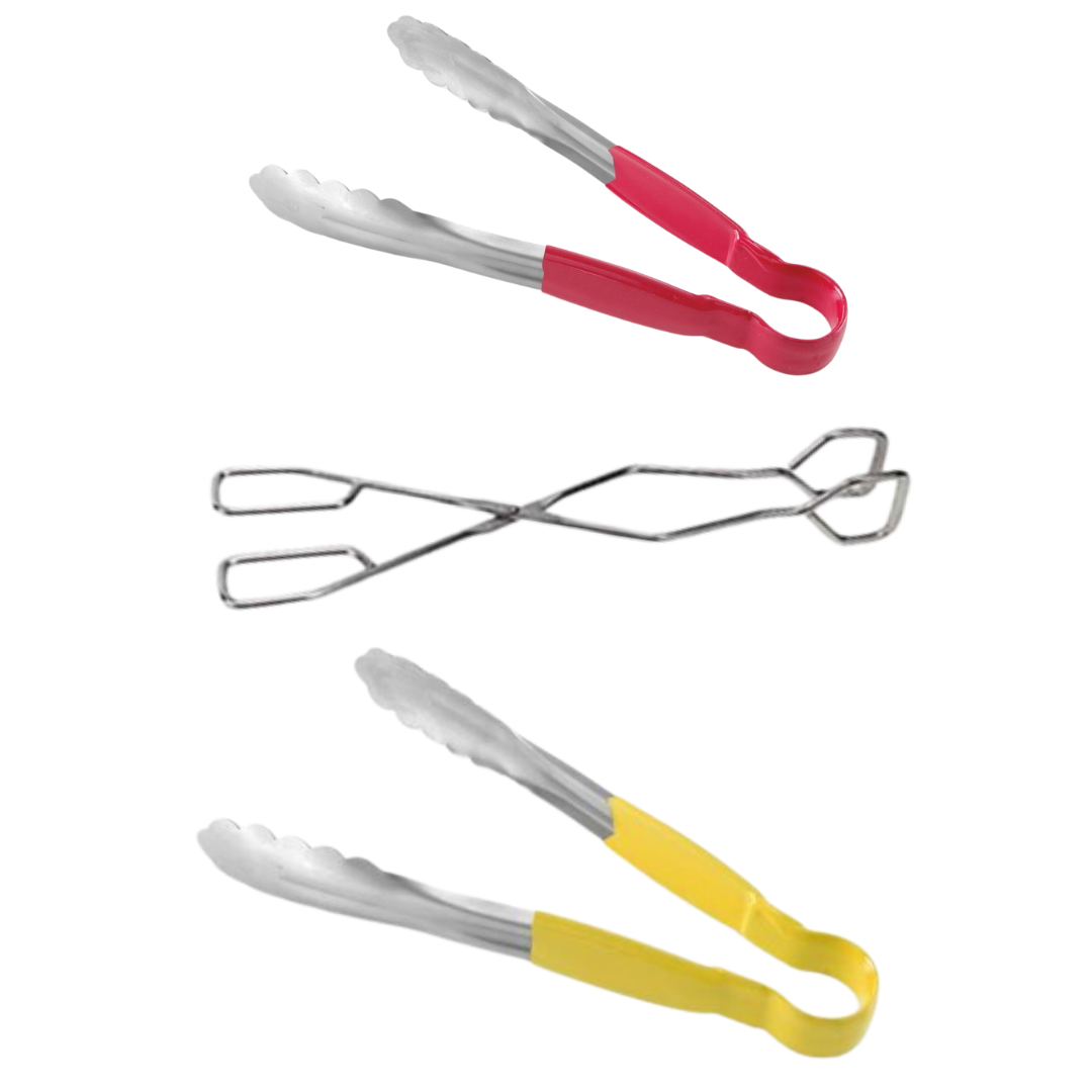 Serving tongs Yellow