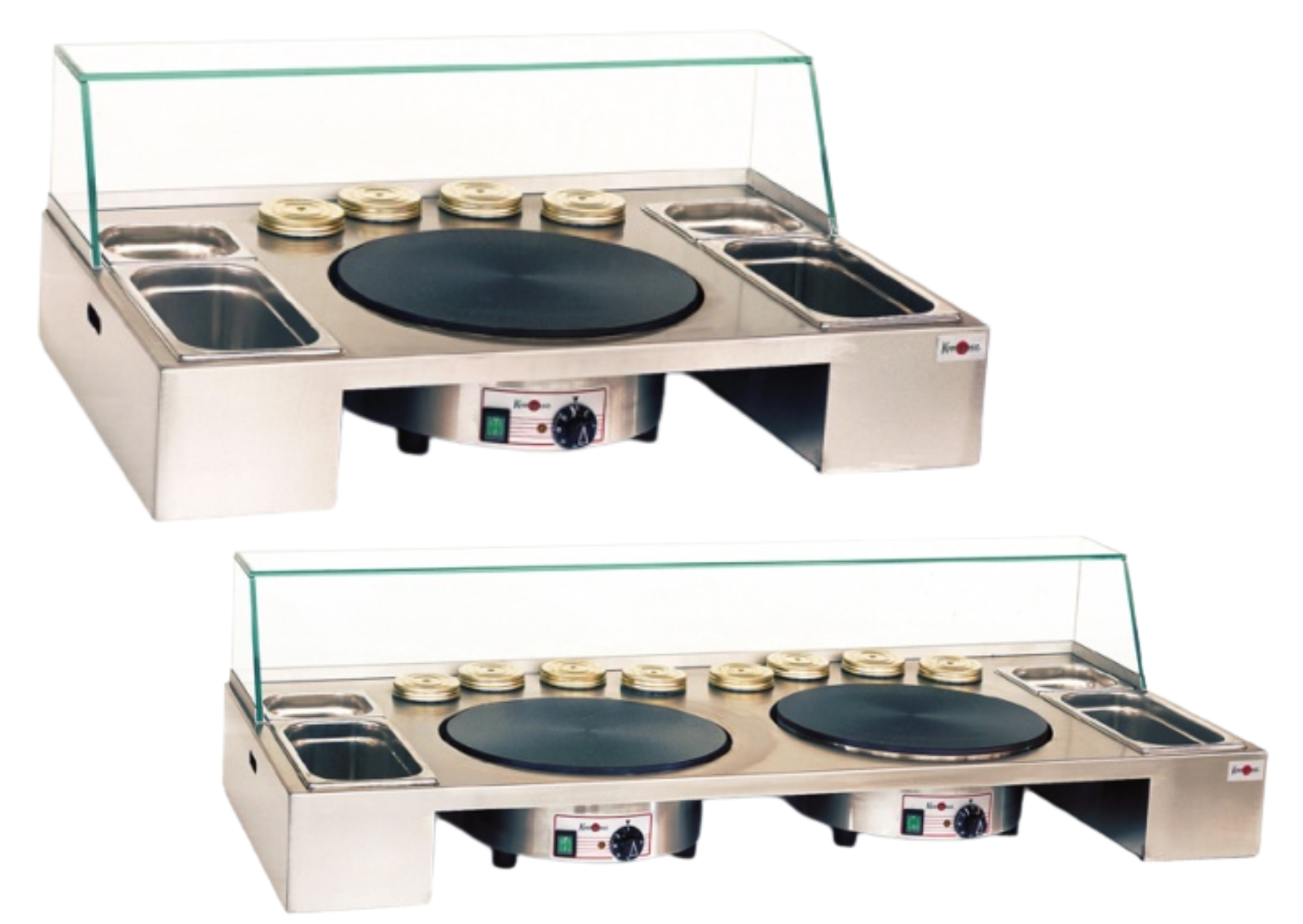 Unit for crépesplate - Assortment
