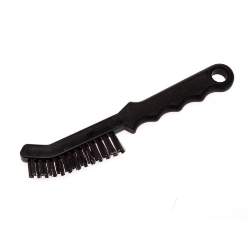 Metal brush for waffle irons
