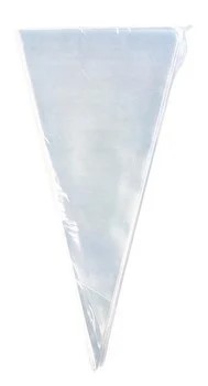 Cone transparant XL / 44 x 70 cm / 100 pc